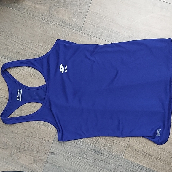 Lotto Italian Sports Design Purple Tank L - Picture 1 of 5